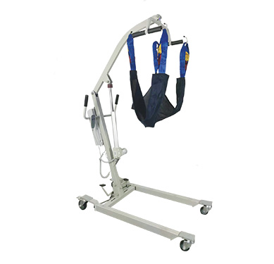 Electric lift with sling and motor