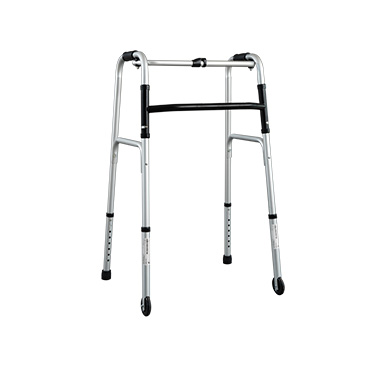 Fixed Push-Button Walker with fixed wheels