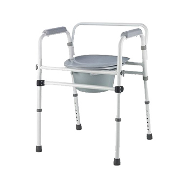 3-in-1 KD steel commode