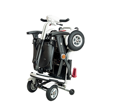 Foldable 4 wheels white
